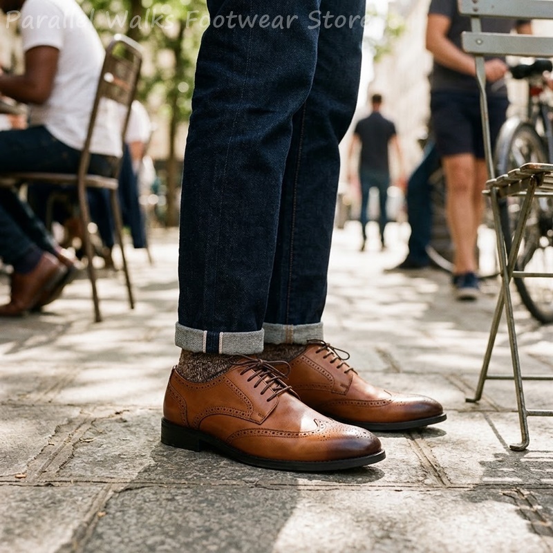 Men Shoes Formal - أحذية رجالية رسمية من نوع بروغ