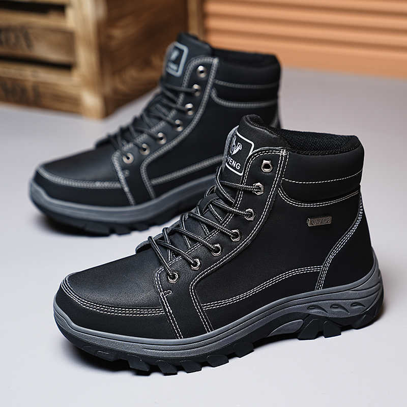 Men Shoes Models - أحذية موكاسين دافئة وسميكة للرجال، أحذية