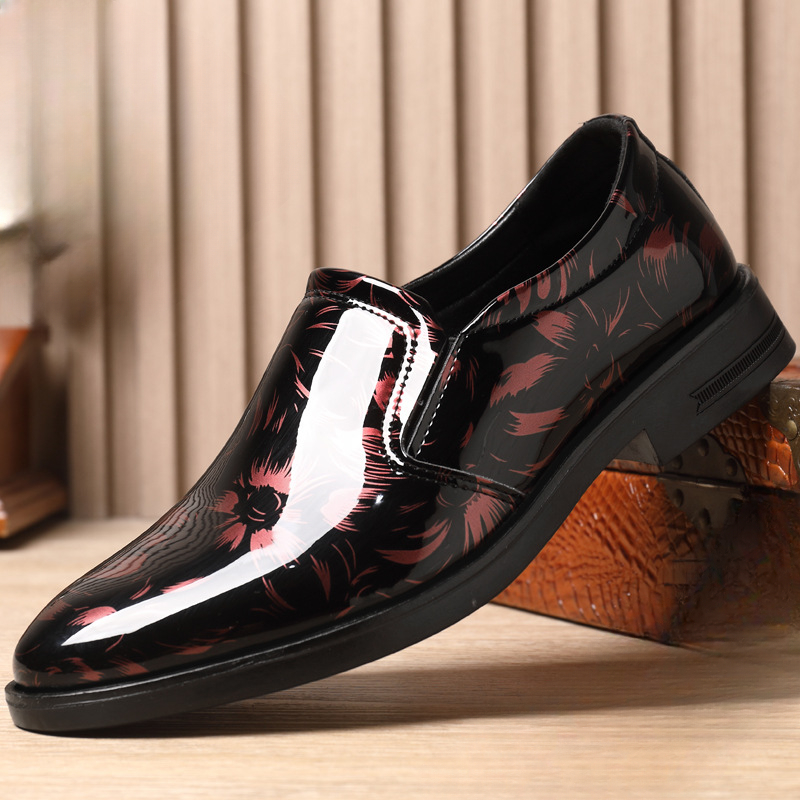 Oxford Brogue Leather - أحذية جلدية جديدة للرجال موديل 202