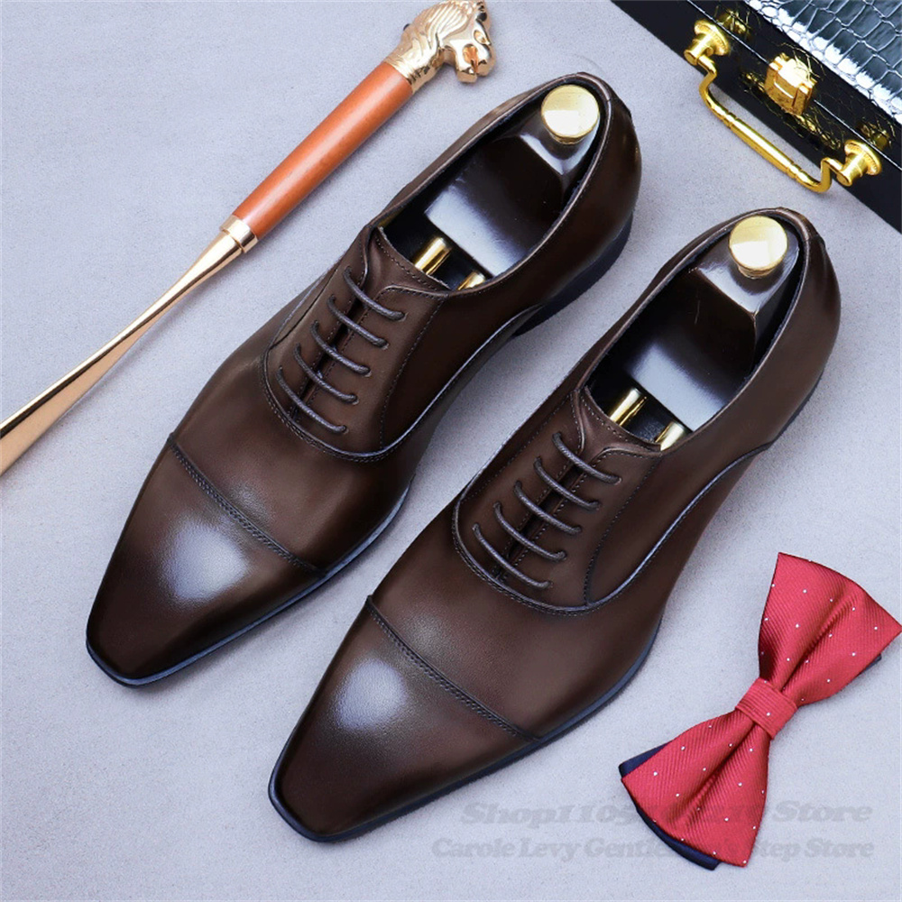 الرجال أكسفورد أحذية من الجلد  - مراجعة Men Shoes Formal وسعره