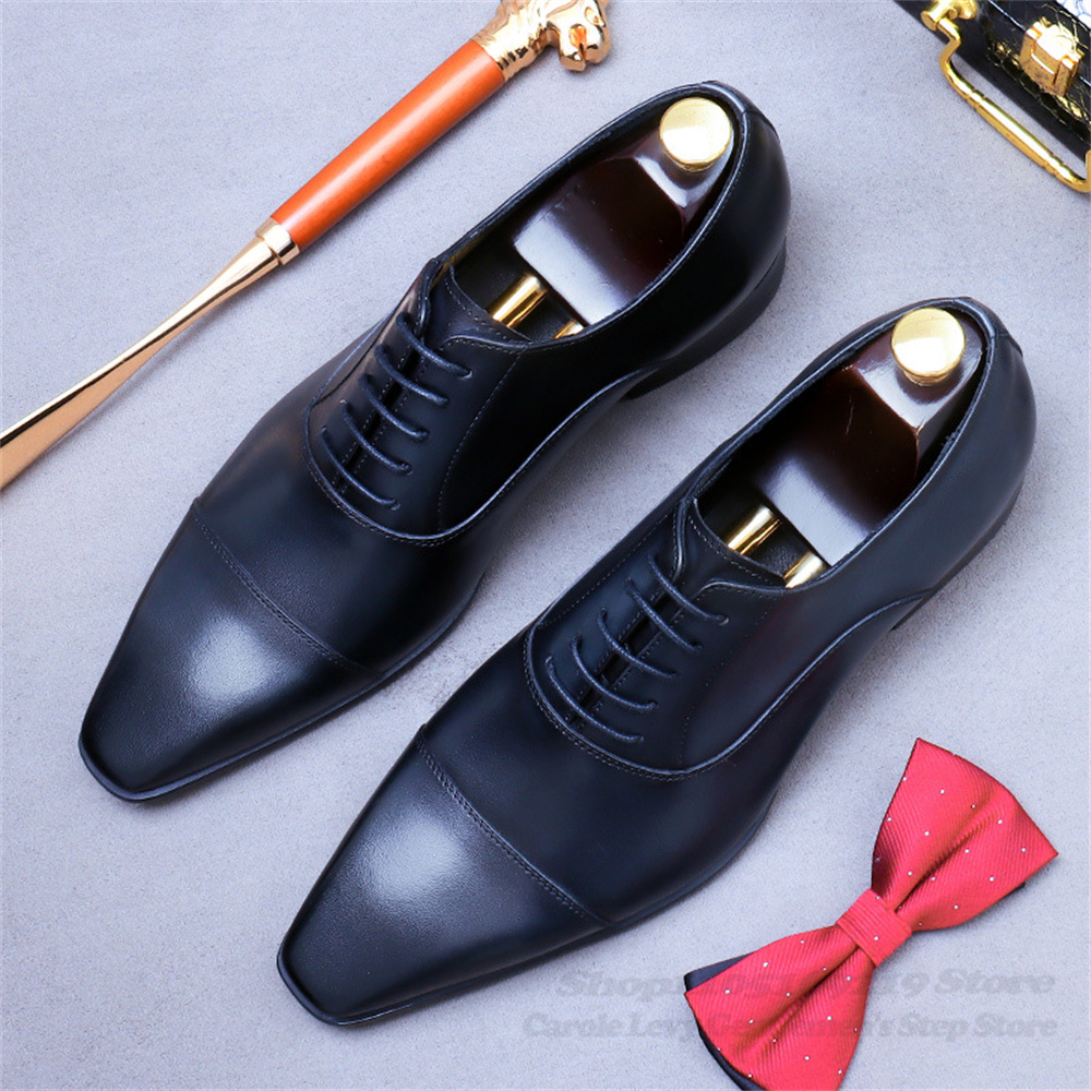 الرجال أكسفورد أحذية من الجلد  - مراجعة Men Shoes Formal وسعره