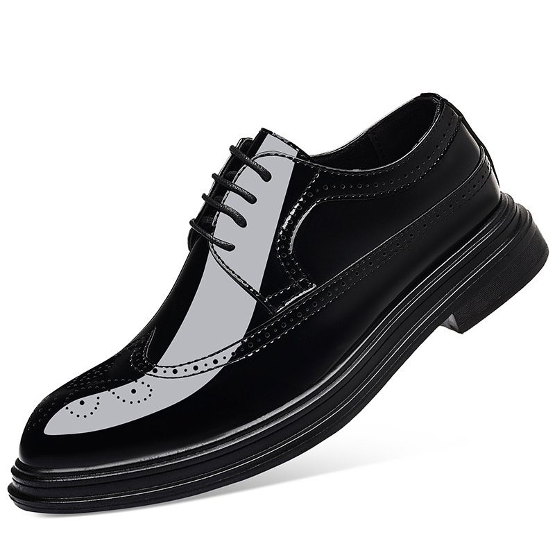 أحذية رجالية رسمية من الجلد ال - مراجعة Oxford Brogue Leather وسعره