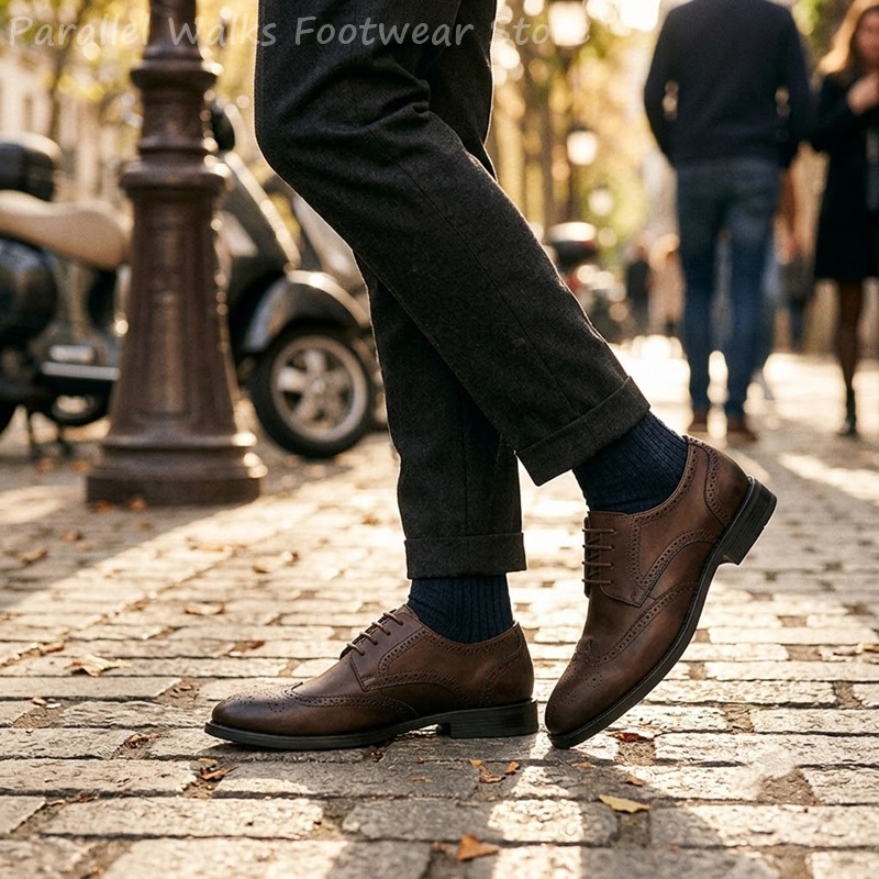 أحذية رجالية رسمية من نوع بروغ - مراجعة Men Shoes Formal وسعره