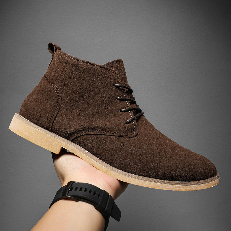 أحذية تشيلسي بنية اللون على ال - مراجعة Men Shoes Formal وسعره