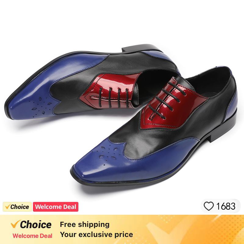 حذاء جلد أوكسفورد للرجال ، حذا - مراجعة Oxford Brogue Leather وسعره