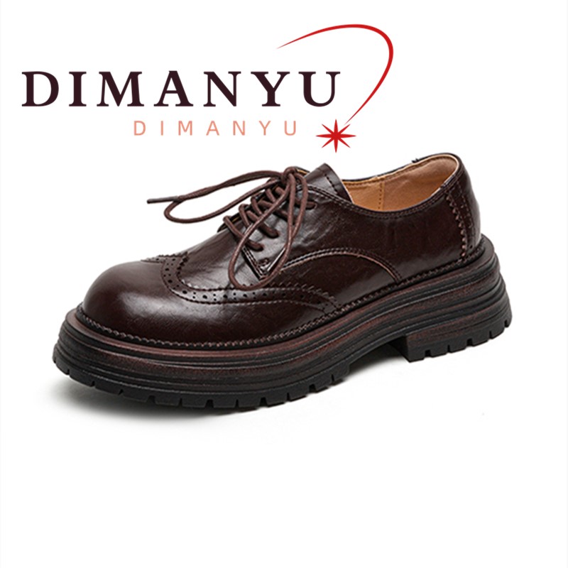 أحذية أكسفورد نسائية من DIMANY - مراجعة Oxford Brogue Leather وسعره