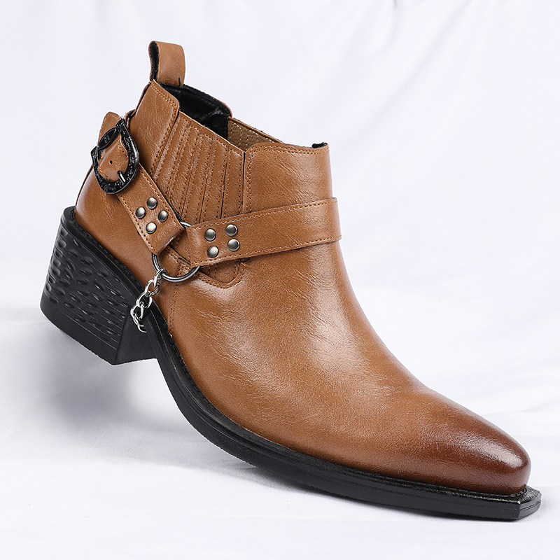 أحذية رجالية جديدة من جلد البق - مراجعة Men Shoes Formal وسعره