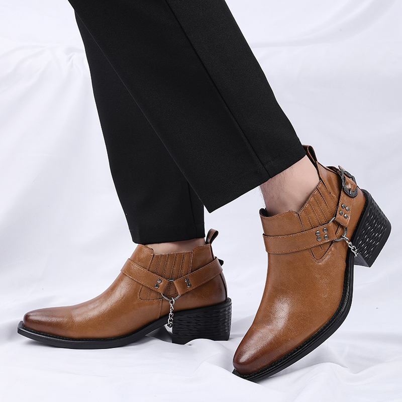 أحذية رجالية جديدة من جلد البق - مراجعة Men Shoes Formal وسعره