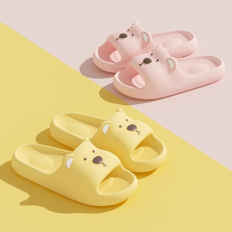 شباشب منزلية للجنسين بتصميم دب - مراجعة Men Shoes Size To Women وسعره
