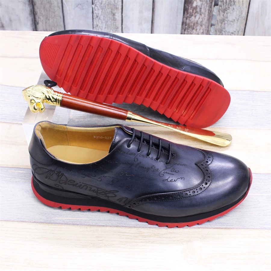 أحذية أكسفورد الرجالية الفاخرة - مراجعة Oxford Brogue Leather وسعره