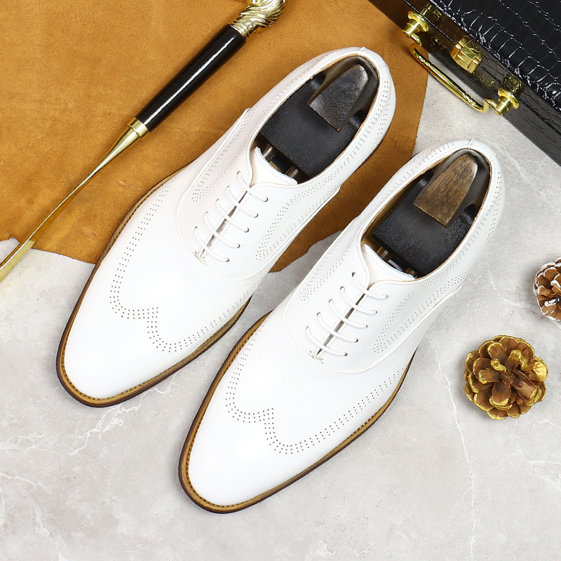 حذاء بروغ رجالي مقاوم للاهتراء - مراجعة Oxford Brogue Leather وسعره