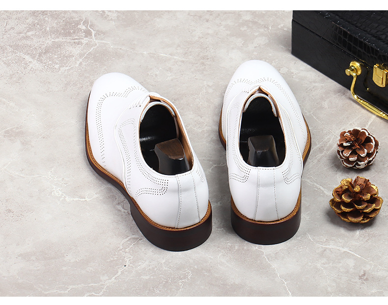حذاء بروغ رجالي مقاوم للاهتراء - مراجعة Oxford Brogue Leather وسعره