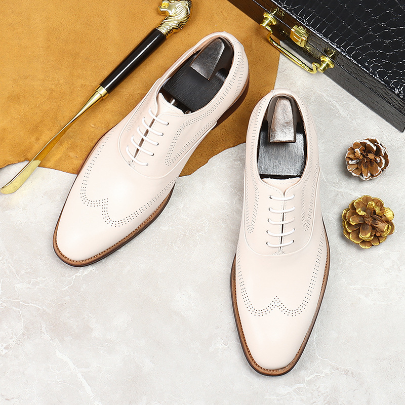 حذاء بروغ رجالي مقاوم للاهتراء - مراجعة Oxford Brogue Leather وسعره