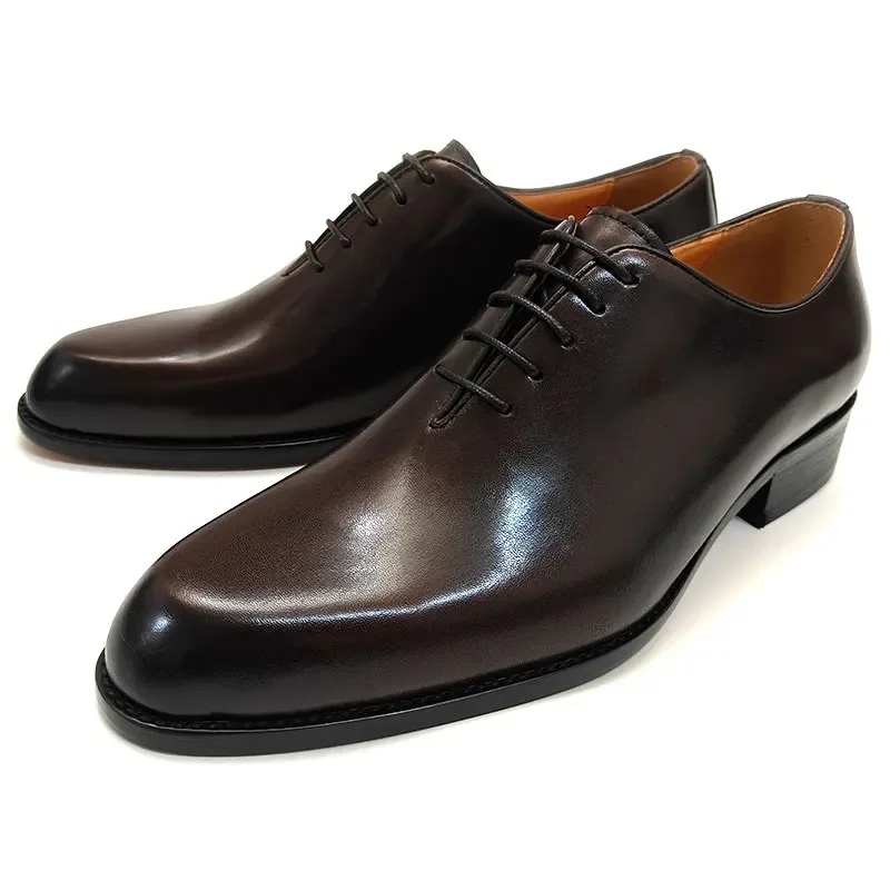 أحذية رجالية مصنوعة يدويًا من  - مراجعة Oxford Brogue Leather وسعره