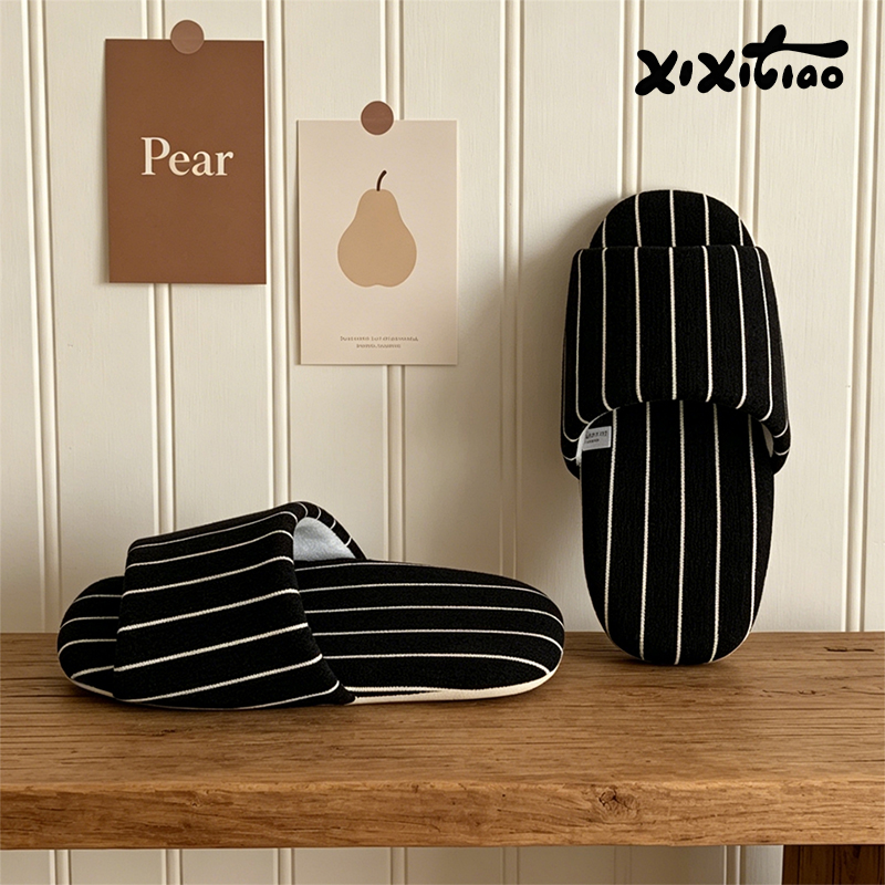 شباشب داخلية مخططة من XIXITIAO - مراجعة Men Shoes Size وسعره