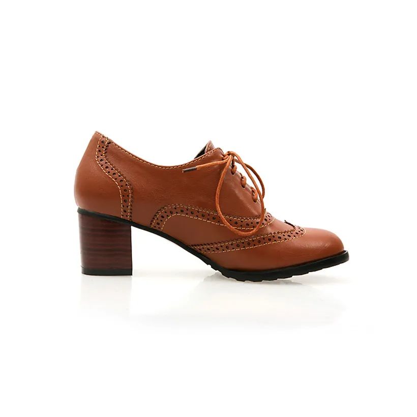 حذاء نسائي بريطاني أوكسفورد بك - مراجعة Oxford Brogue Leather وسعره