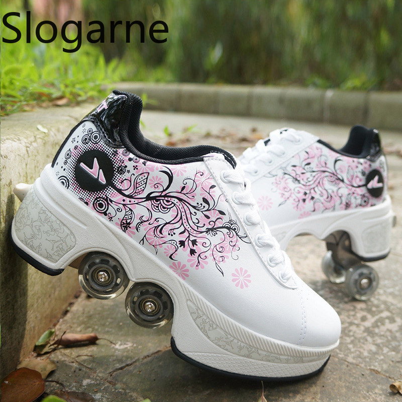 النساء 4 عجلات تشوه زلاجات دوا - مراجعة Men Shoes Size وسعره