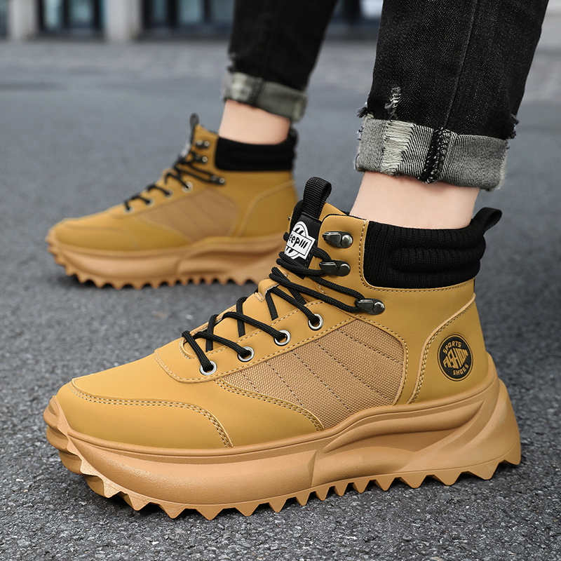 الشتاء كعب سميك أحذية خفيفة بد - مراجعة Men Shoes Offer وسعره