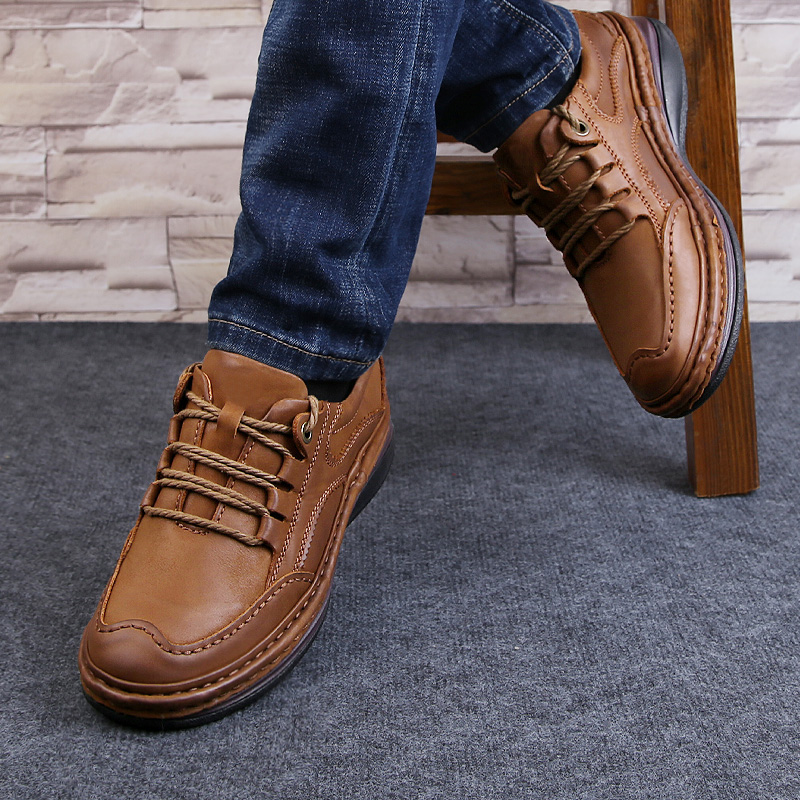 الرجال أحذية من الجلد الحقيقي  - مراجعة Men Shoes Under 100 وسعره