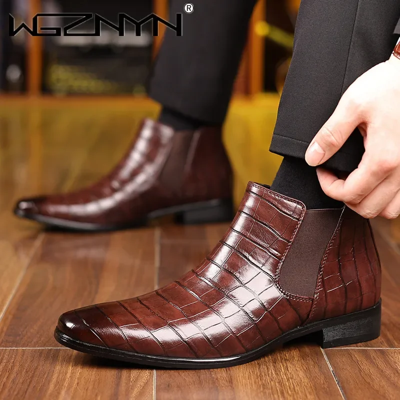 الفاخرة حجم 39 ~ 48 الرجال تشي - مراجعة Men Shoes Formal وسعره