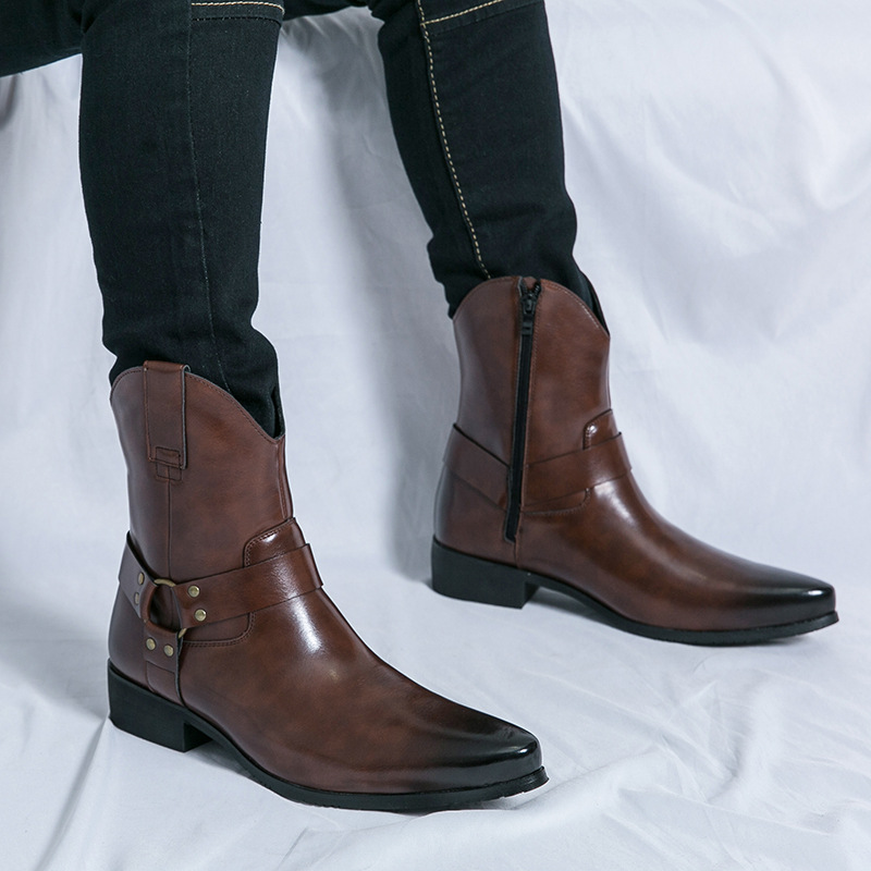 أحذية رجالية فاخرة من الجلد، أ - مراجعة Men Shoes Formal وسعره
