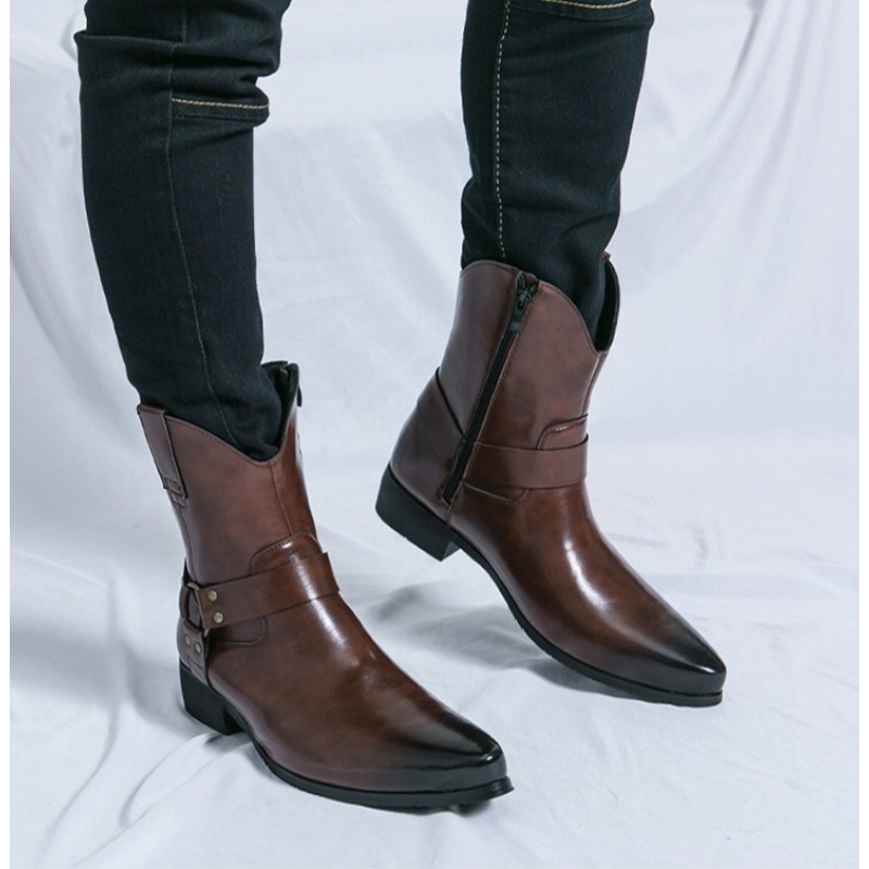 أحذية رجالية فاخرة من الجلد، أ - مراجعة Men Shoes Formal وسعره