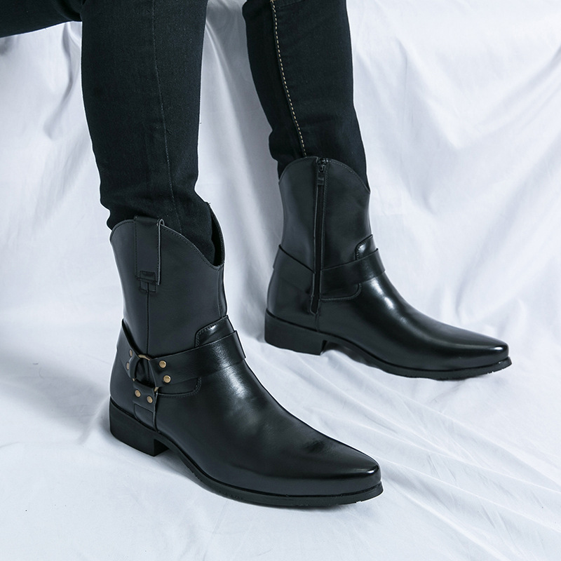 أحذية رجالية فاخرة من الجلد، أ - مراجعة Men Shoes Formal وسعره