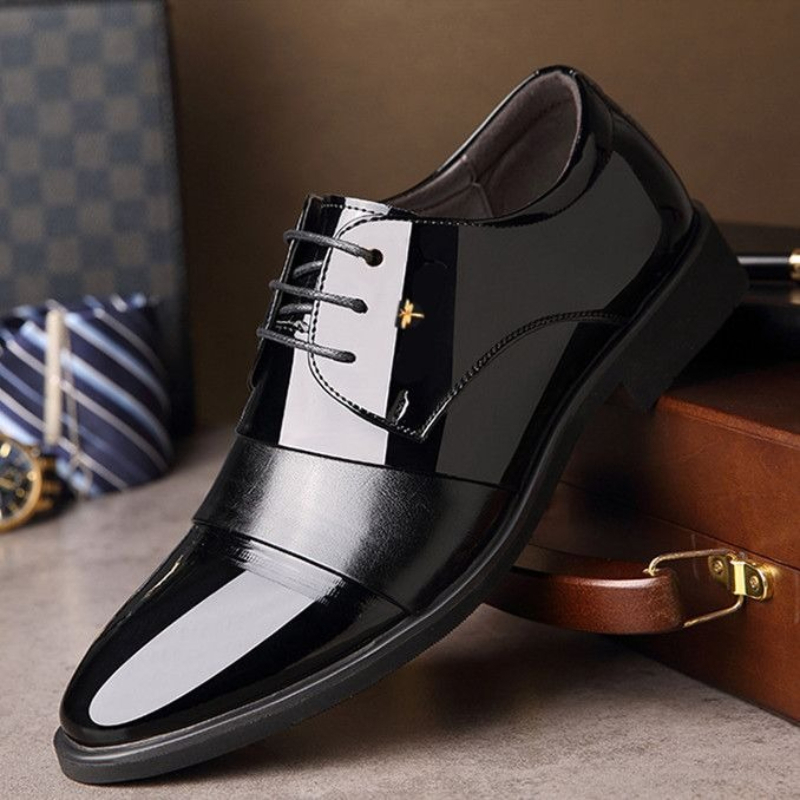 أحذية رجالية رسمية جلدية بمقدم - مراجعة Men Shoes Formal وسعره