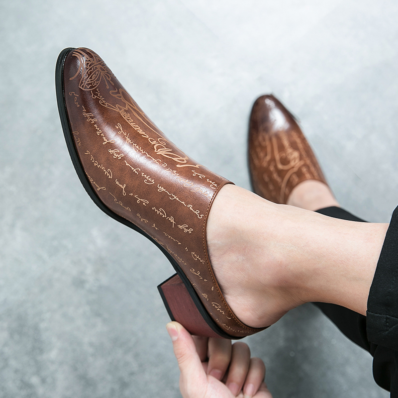 أحذية رجالية جلدية بنية بدون ك - مراجعة Men'S Shoes Dress Casual وسعره
