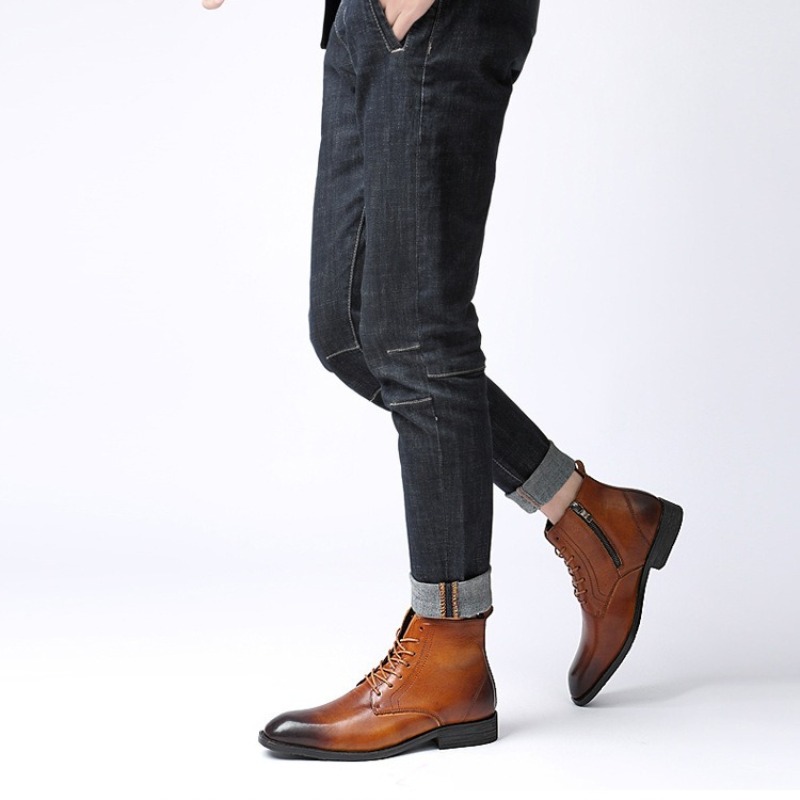 أحذية رجالية بأسلوب بريطاني، أ - مراجعة Men'S Shoes Dress Casual وسعره