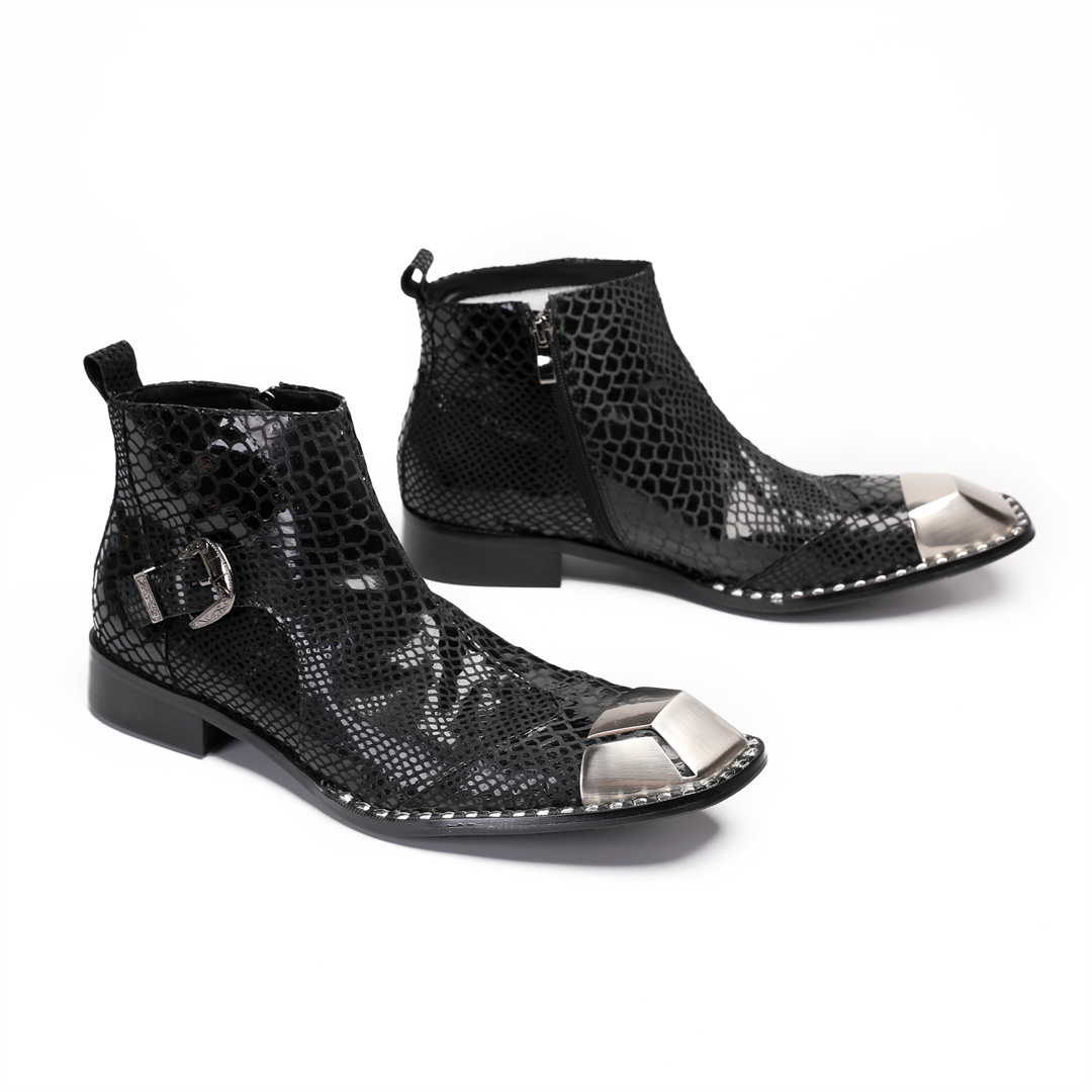 أحذية رجالية رسمية من جلد البق - مراجعة Men Shoes Formal وسعره