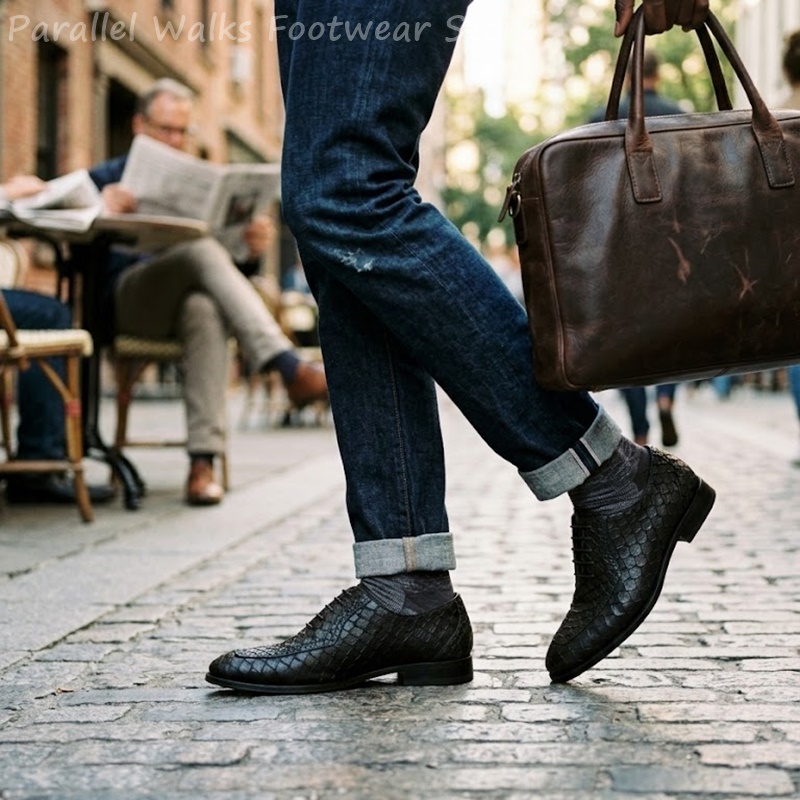 أحذية أكسفورد رجالية رسمية من  - مراجعة Men Shoes Formal وسعره