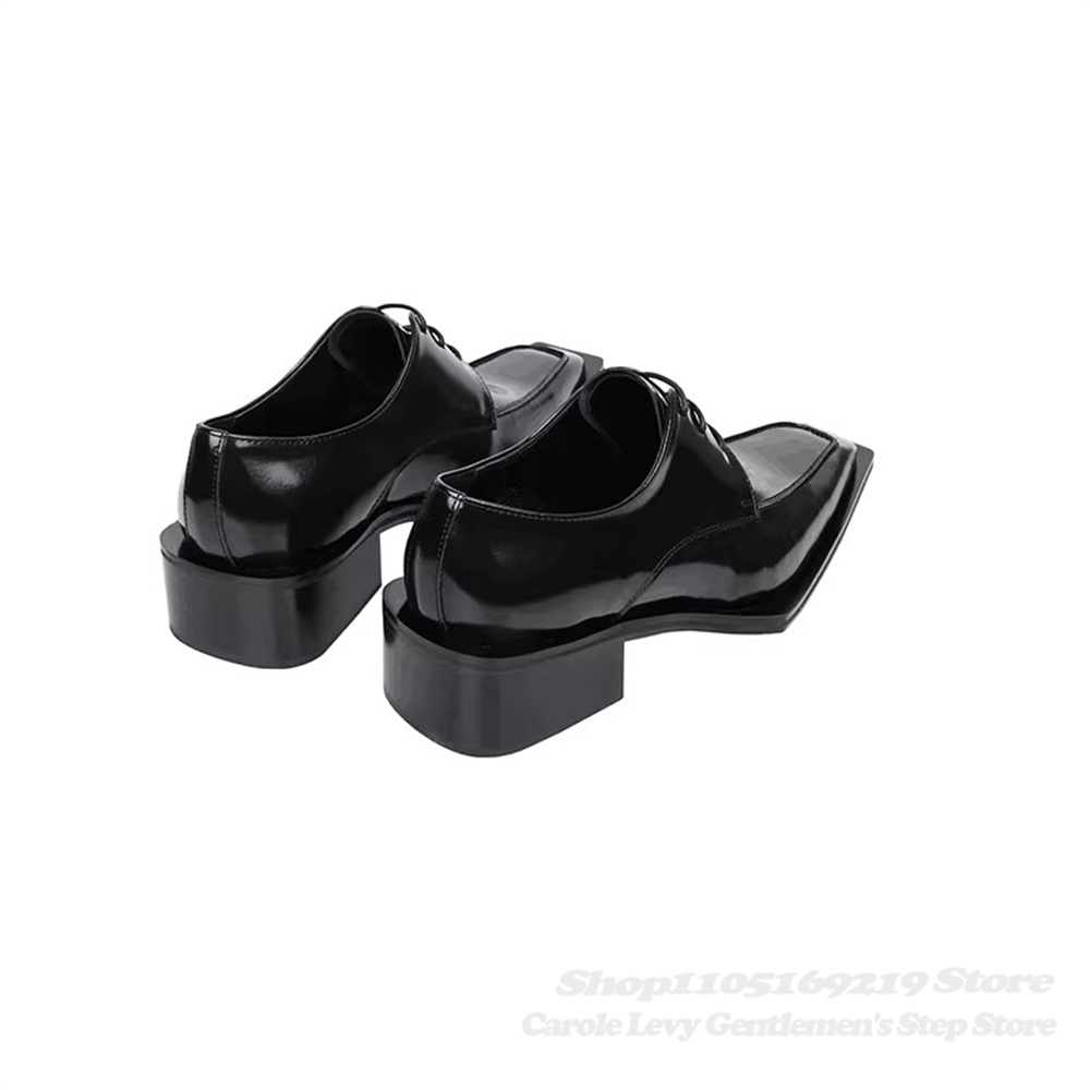 أسود براءات الاختراع والجلود ا - مراجعة Men Shoes Formal وسعره