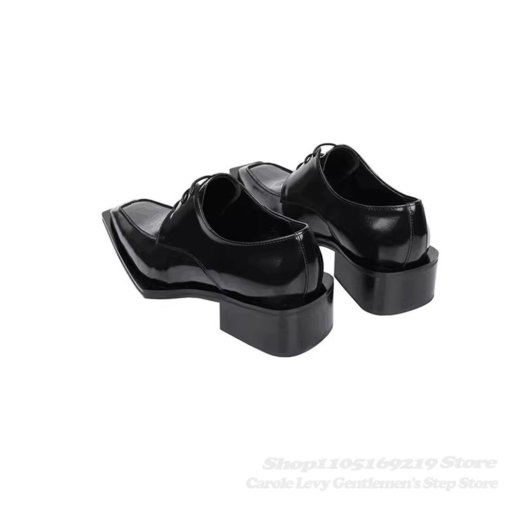 أسود براءات الاختراع والجلود ا - مراجعة Men Shoes Formal وسعره