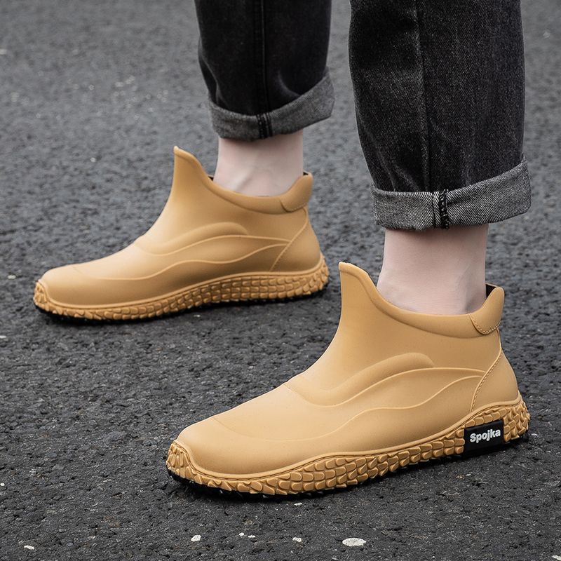 مكتب الكورية نمط أحذية المطر ا - مراجعة Men Shoes Offer وسعره