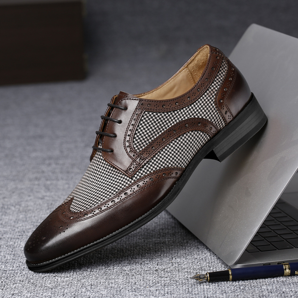 جديد أكسفورد رجال الأعمال أحذي - مراجعة Oxford Brogue Leather وسعره